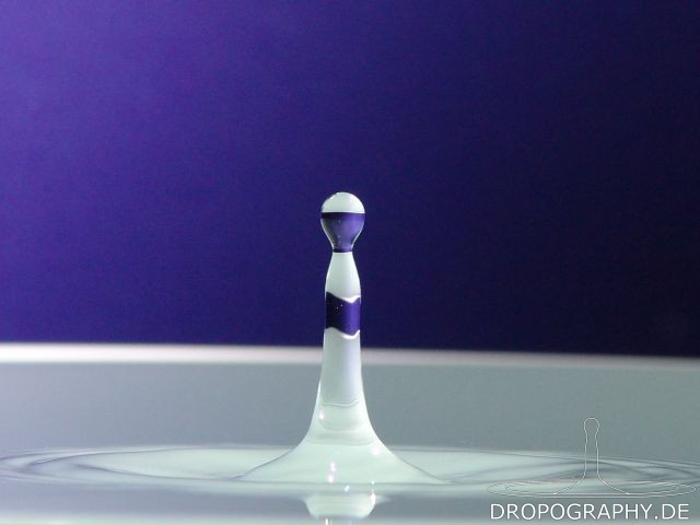 Dropography Wassertropfen-Hochgeschwindigkeitsfoto